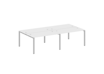 Стол-станция METALL SYSTEM на 4 раб.места на П-образном м/к БП.СМ-4.3  2800*1475*750